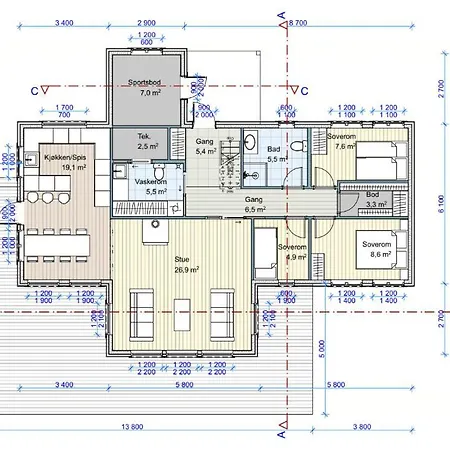 Holiday home Off Grid Hytte Med Utsikt Over Fjellet Valle (Aust-Agder)
