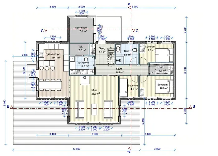 Vakantiehuis Off-grid With Mountain Views Valle (Aust-Agder)